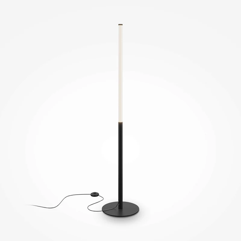 Stehleuchte – Schwarzes Metall, 18 W Leistung, Warmweiß, 130 cm Höhe - Ray | Maytoni
