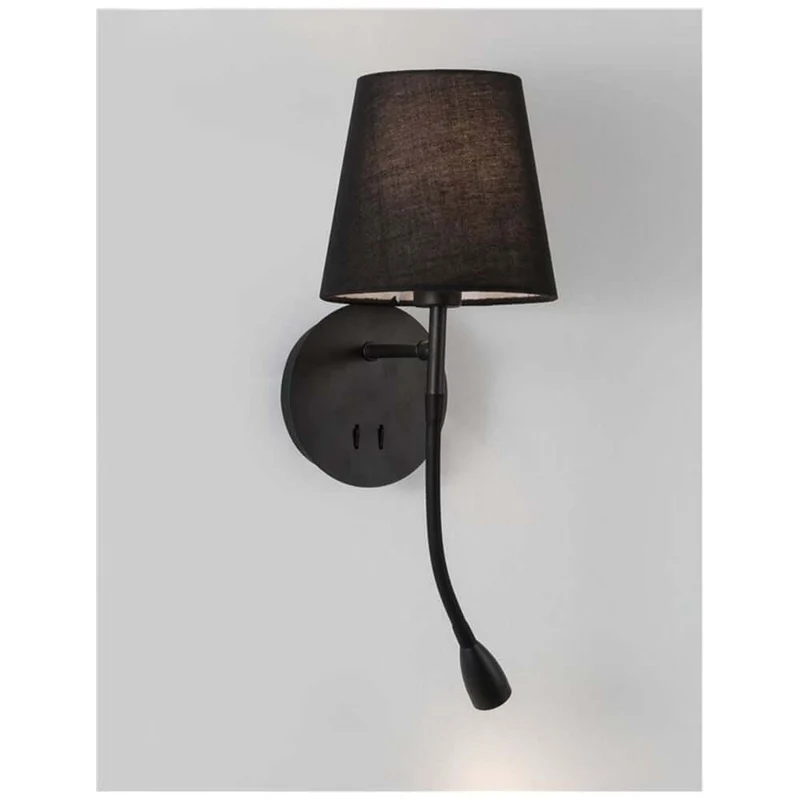Nia Wandleuchte Metall mit LED Leselicht