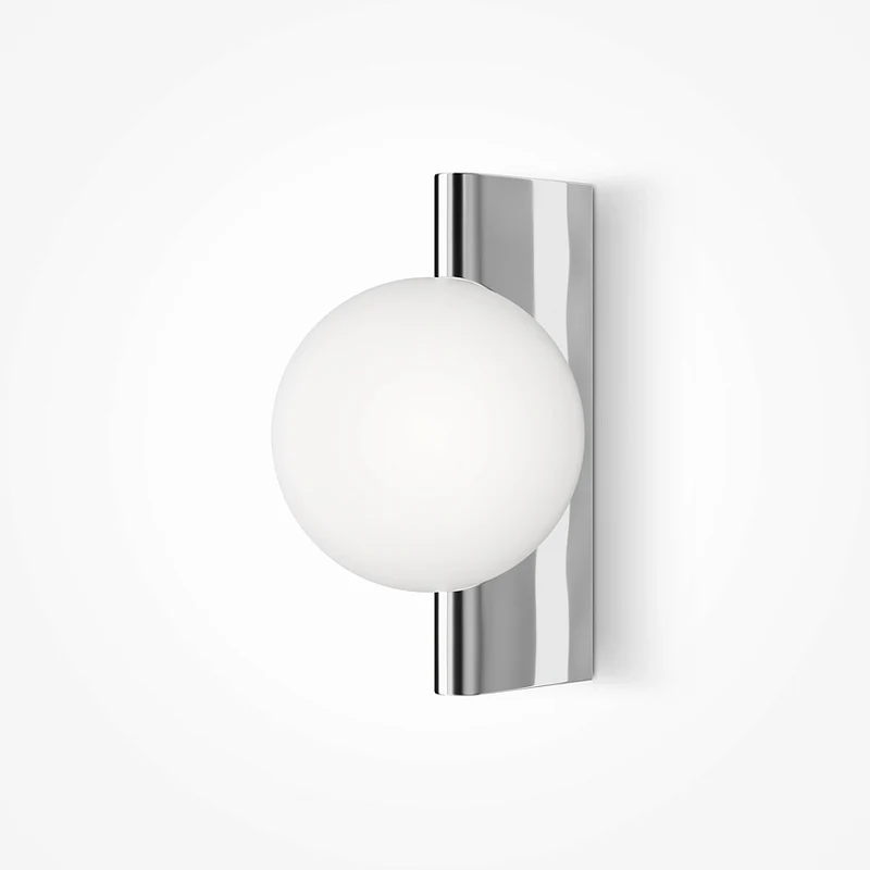 Wandleuchte – Chrom Finish, Metall Gestell, Glaskugel Design - Avant-garde | Maytoni