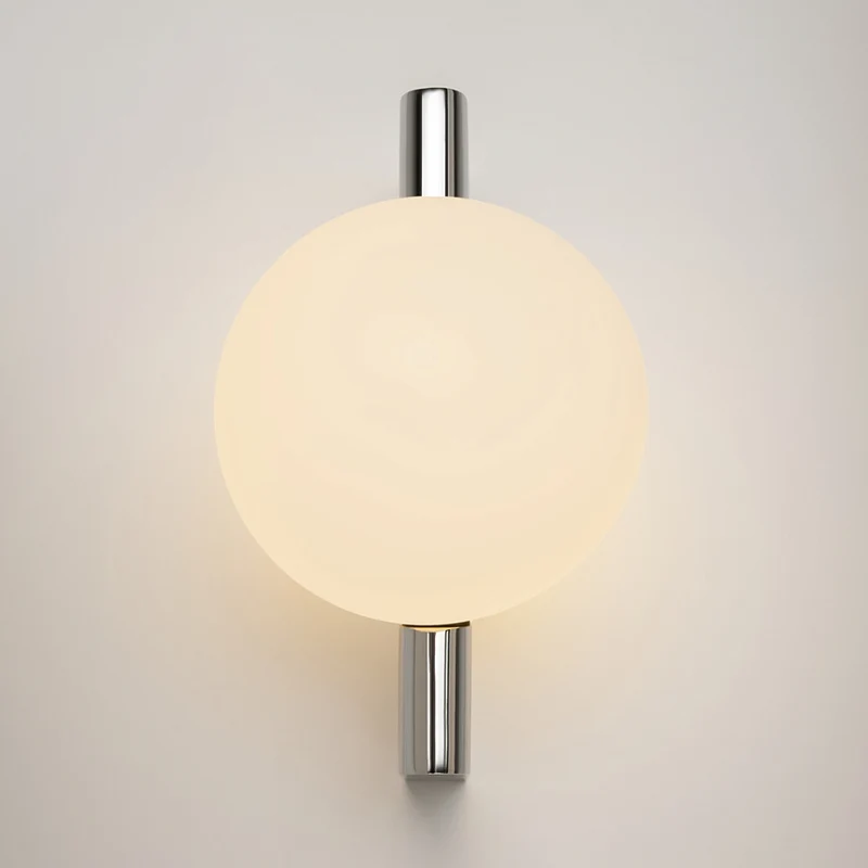 Wandleuchte – Chrom Finish, Metall Gestell, Glaskugel Design - Avant-garde | Maytoni