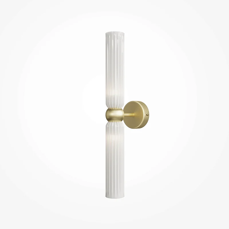 Wandleuchte – Gold Optik, Weißes Glas, 28 Watt - Antic | Maytoni