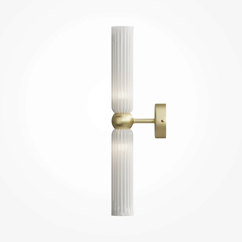 Wandleuchte – Gold Optik, Weißes Glas, 28 Watt - Antic | Maytoni
