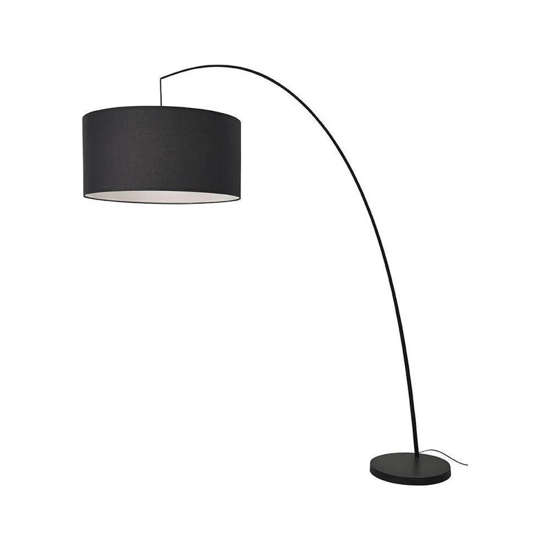 Stehleuchte Metallgehäuse integrierte LED-Beleuchtung modernes Bogen-Design – FISHER | Sompex