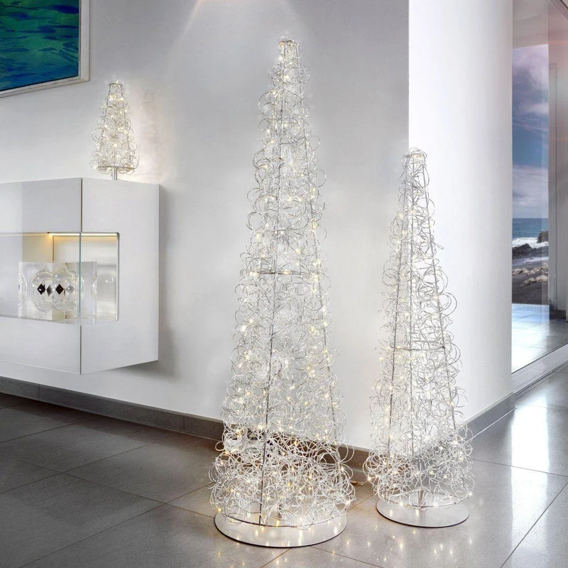 Stehleuchte mit geschwungenem LED-Design modernem Metallkorpus & stufenloser Dimmfunktion – CURLY | Sompex