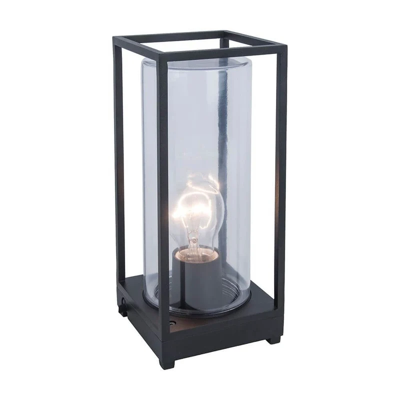 Außentischleuchte Flair mit Glaszylinder