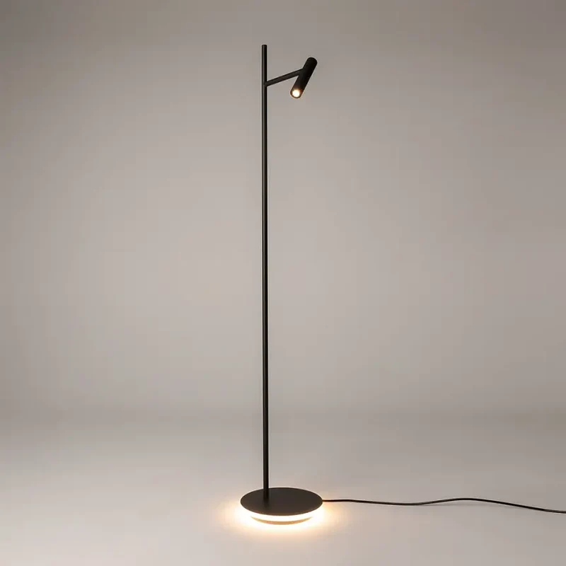 Stehleuchte – Schwarzes Finish, Metallgehäuse, Warmweißes Licht - Estudo | Maytoni