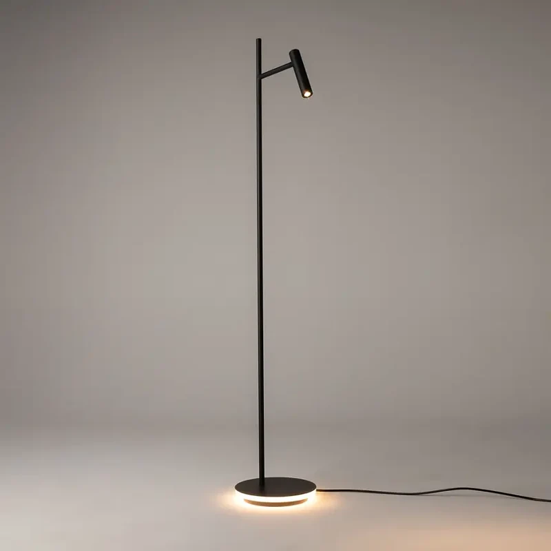 Stehleuchte – Schwarzes Finish, Metallgehäuse, Warmweißes Licht - Estudo | Maytoni