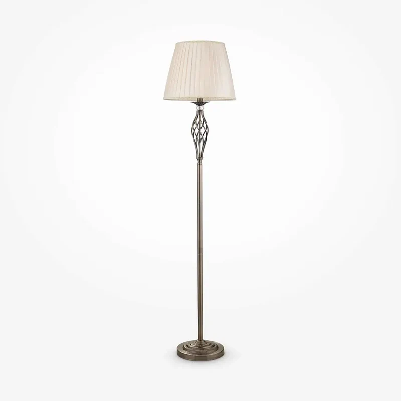 Stehleuchte – Bronzefarbenes Metall, 1 × E14 Fassung, 40 W Leistung, 165,0 cm Höhe - Grace | Maytoni