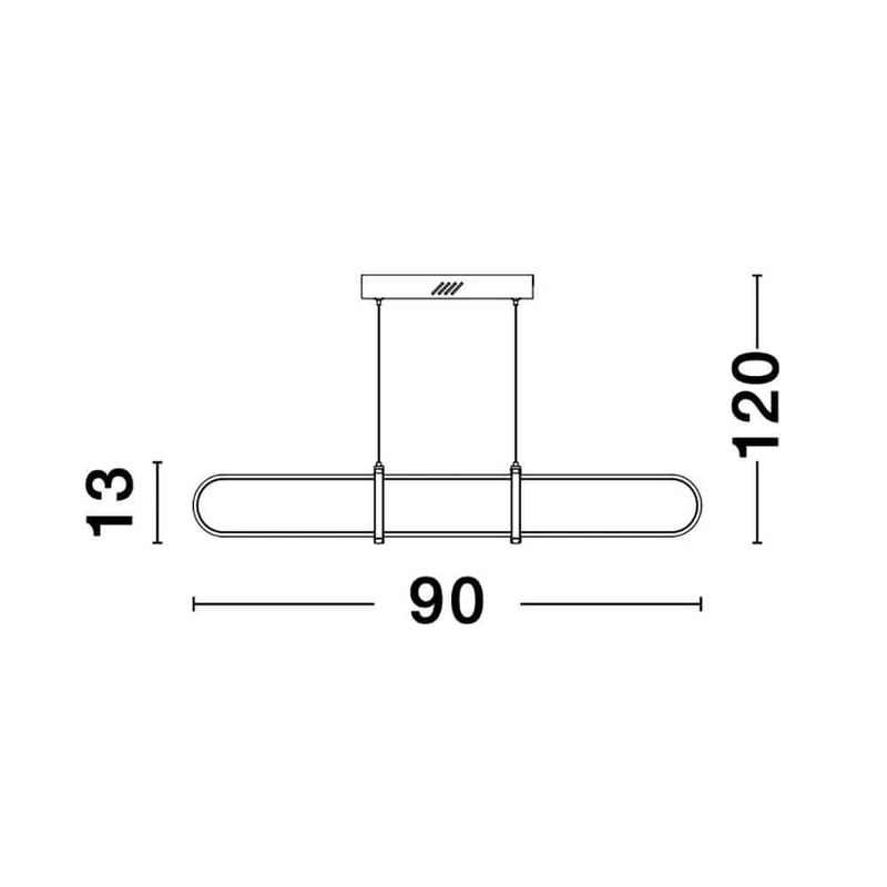 Arte LED Hängelampe 90cm