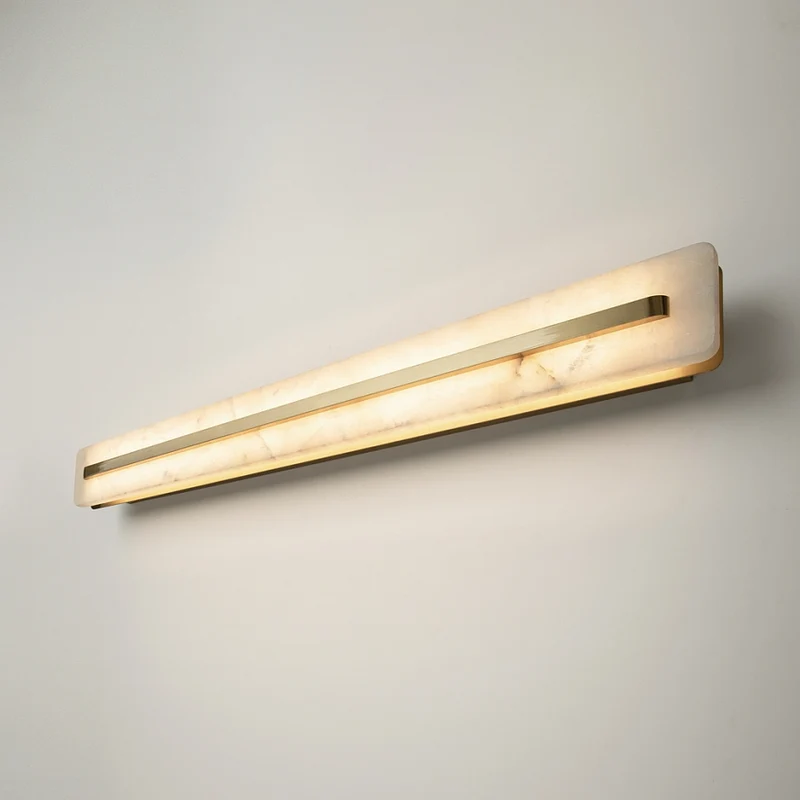 Wandleuchte – Messingoptik, Warmweißes Licht, 80 cm Höhe - Albatre | Maytoni