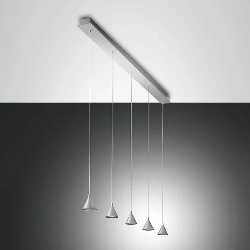 LED Pendelleuchte Delta Metall