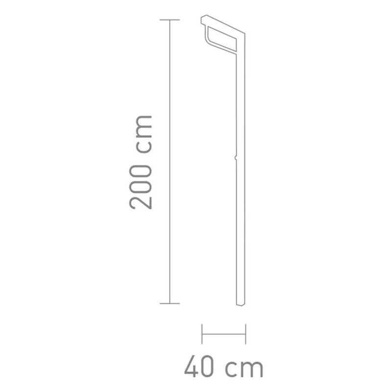 Wandleuchte integrierte Garderobenfunktion robustes Metallgehäuse moderne LED-Technik – GARDEROBE | Sompex