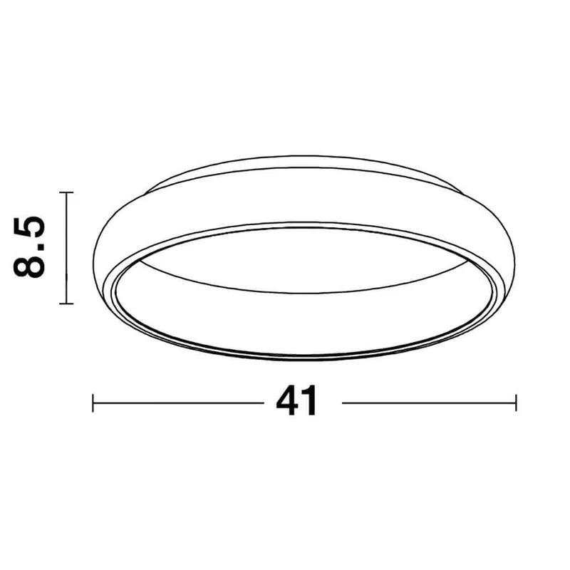Albi LED Deckenlampe Ø 41cm Weiß