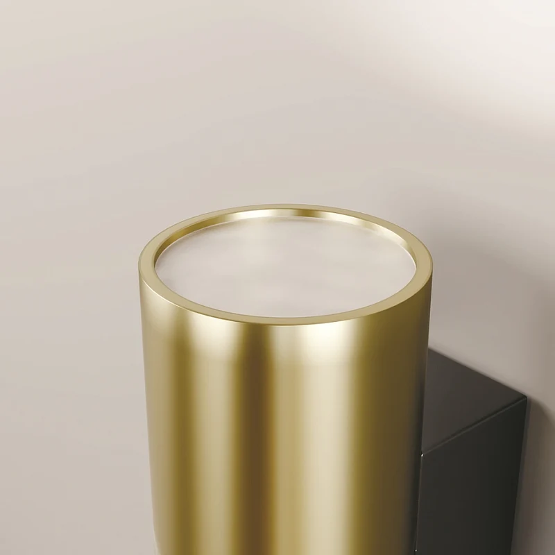 Wandleuchte – Messingfarbenes Aluminium, Wetterfeste Ausführung, IP54 Schutz, 18 cm Höhe - Bowery | Maytoni