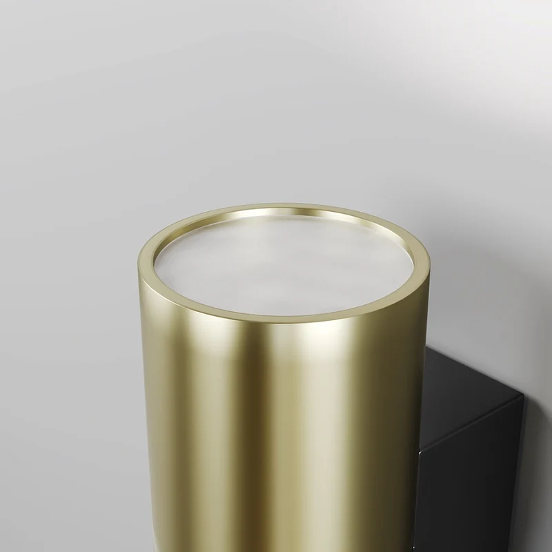 Wandleuchte – Messingfarbenes Aluminium, Wetterfeste Ausführung, IP54 Schutz, 18 cm Höhe - Bowery | Maytoni