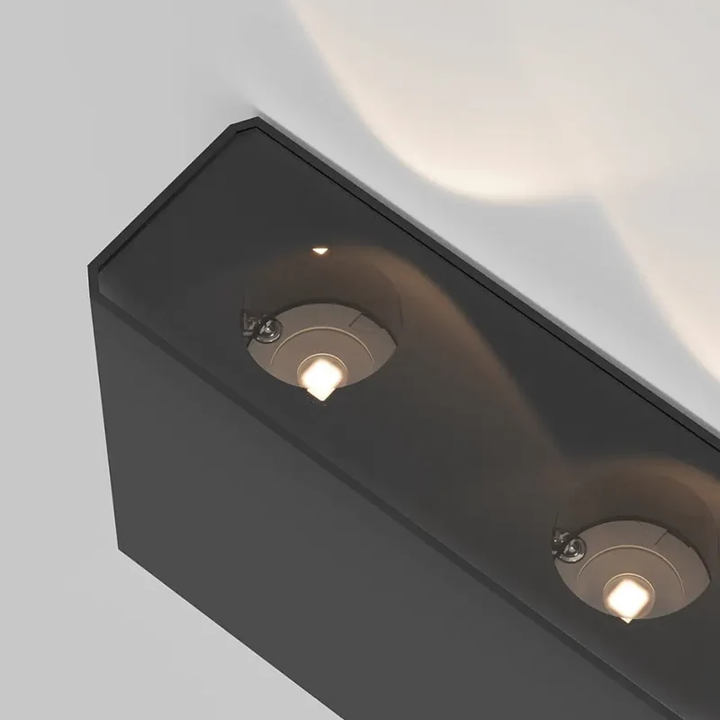 Fassadenbeleuchtung – Graphitfarbenes Aluminium, 4 W LED, Warmweißes Licht, IP54 Schutz - Show | Maytoni