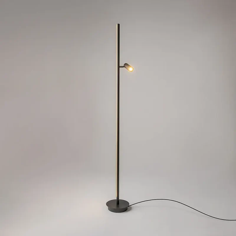 Stehleuchte – Schwarzes Finish, Aluminiumgehäuse, 14W Leistung, 120° Licht - Thin | Maytoni