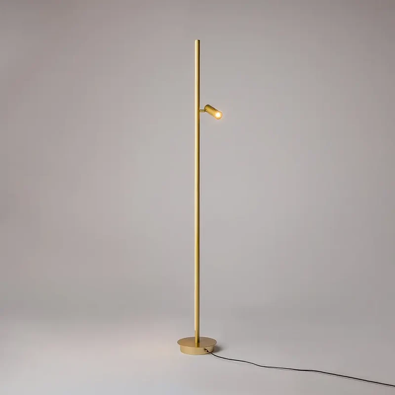 Stehleuchte – Messing Finish, Aluminiumgehäuse, 14W Leistung, 120° Licht - Thin | Maytoni