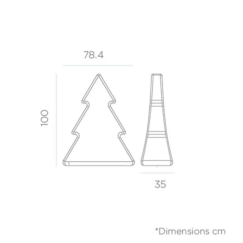 LED Weihnachtsbaum Pinus 100cm