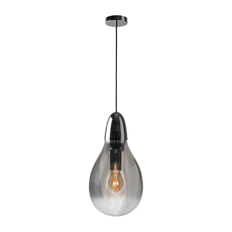 Pendelleuchte kugelförmiges Glasdesign strukturierter Blaseneffekt skulpturale Lichtform - Bolha | Sompex