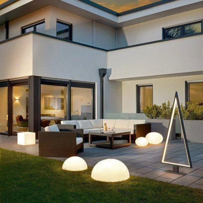 Kugelleuchte wetterfestes Outdoor-Design robuster Kunststoffkorpus integrierte LED-Technik – APOLLO | Sompex