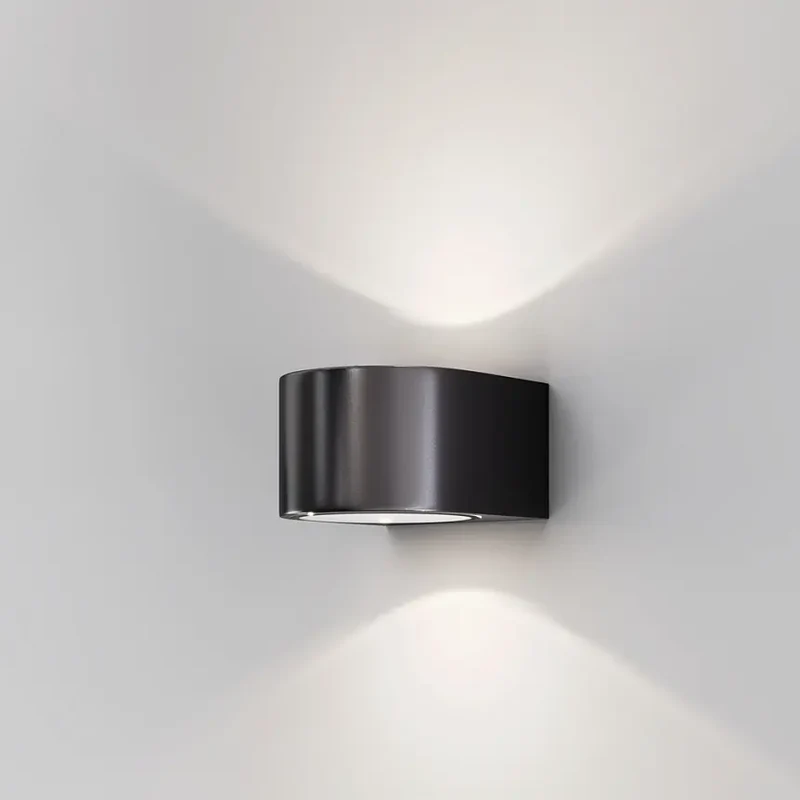 Wandleuchte – Graphit Aluminium, Glasabdeckung, 10 W Leistung - Blow | Maytoni