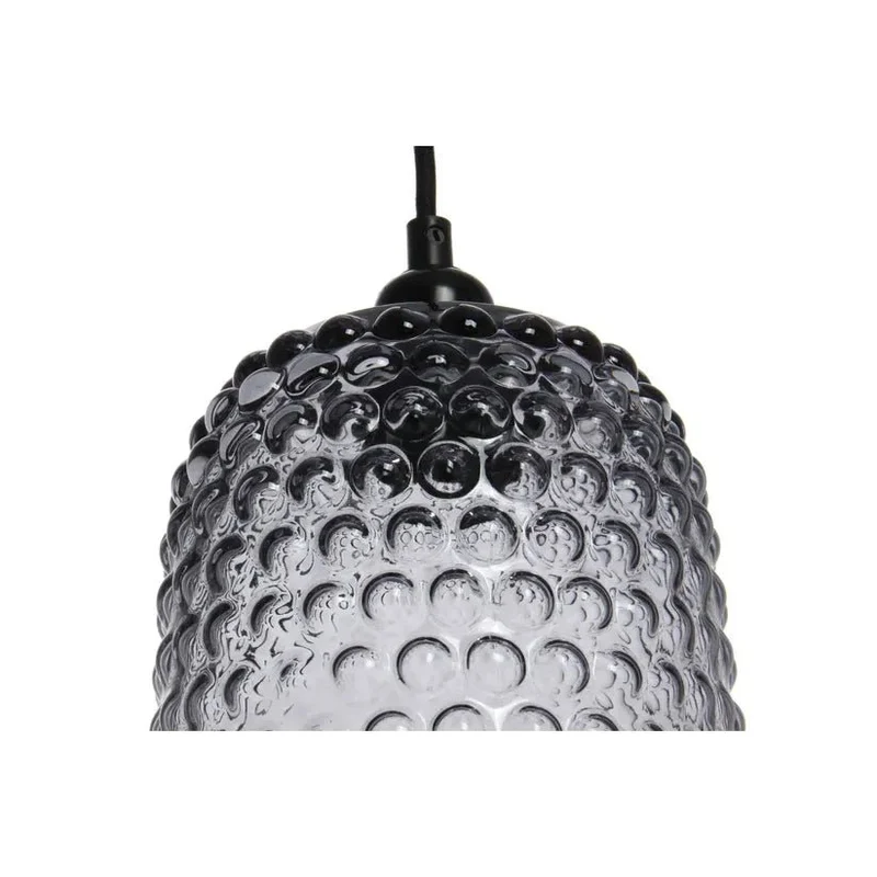 Pendelleuchte – Graues Glas, Retro-Stil, Stimmungsvolles Licht, 34 cm - Irina 125 | Kayoom