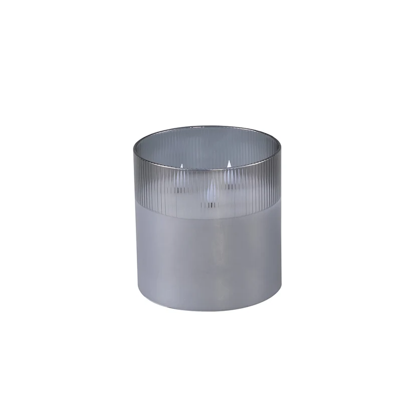Windlicht - LED 15.0 x 15.0 x 15.0 cm Grau 1