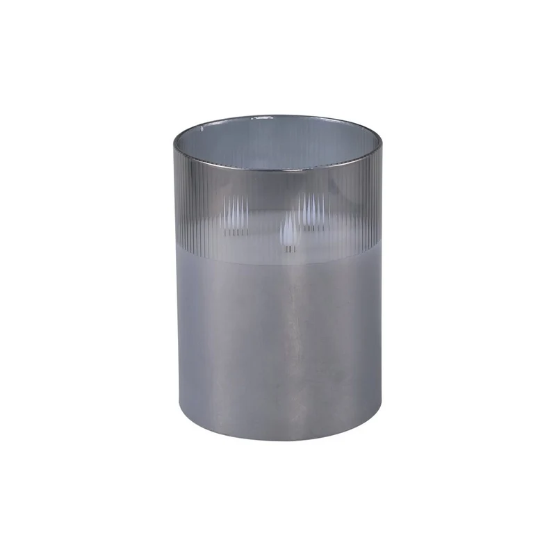 Windlicht - LED 15.0 x 15.0 x 20.0 cm Grau 1