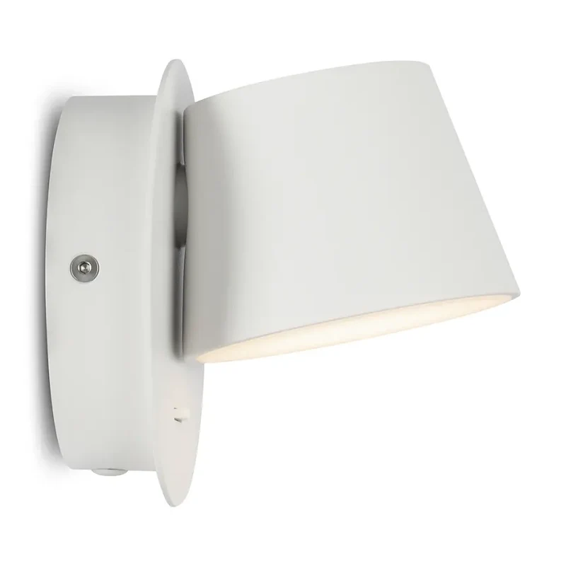 Wandleuchte – Weißes Metall, 7 W Leistung, Warmweiß, Ø12 cm - Pixel | Maytoni