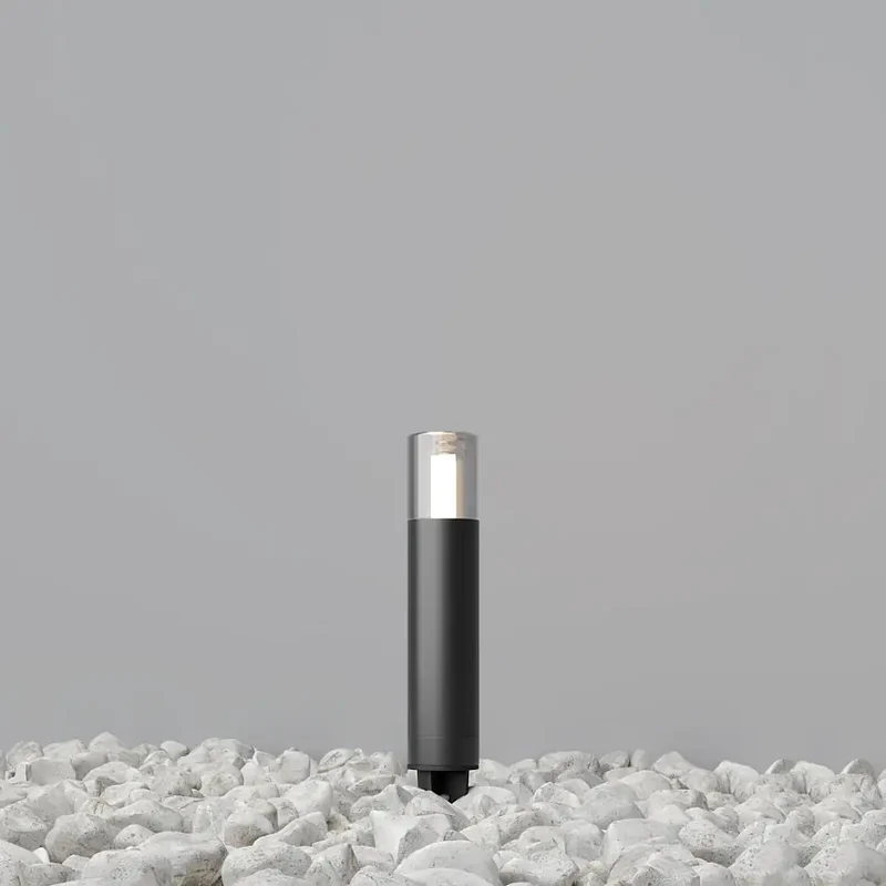 Landschaftsleuchte – Graphitschwarzes Aluminium, G9 Fassung, 20 W Leistung, 37,0 cm Höhe - Glide | Maytoni