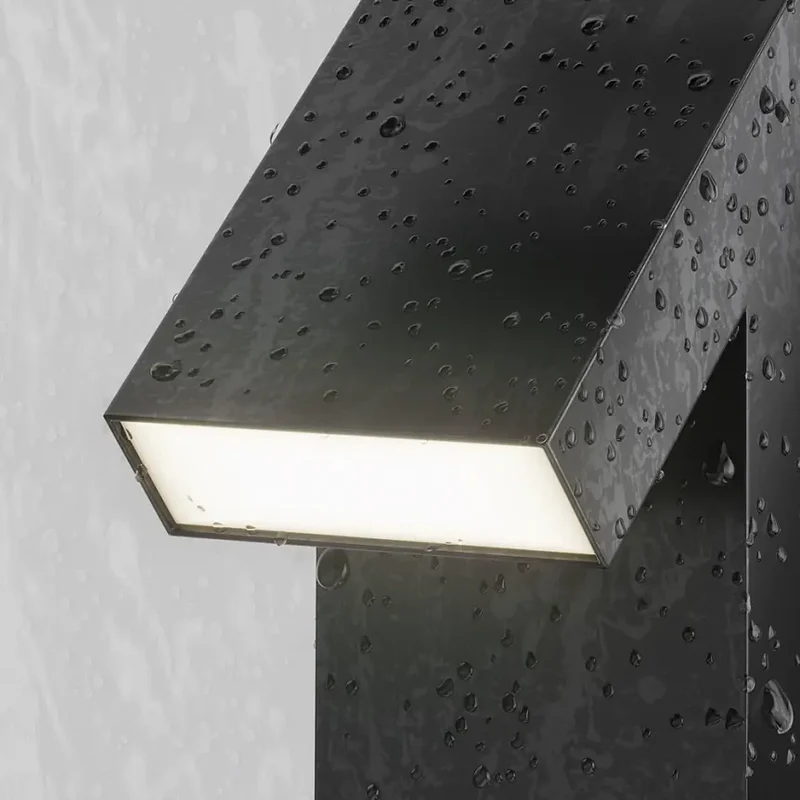 Landschaftsleuchte – Graphitfarbe, Aluminium Glas, Zeitlose Eleganz - Guss | Maytoni