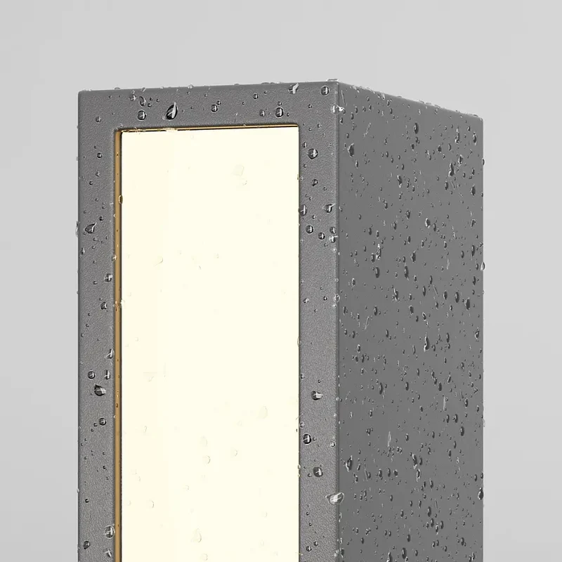 Landschaftsleuchte – Graphitfarbenes Aluminium, 12 W Leistung, 60 cm Höhe, IP65 Schutz - Hof | Maytoni