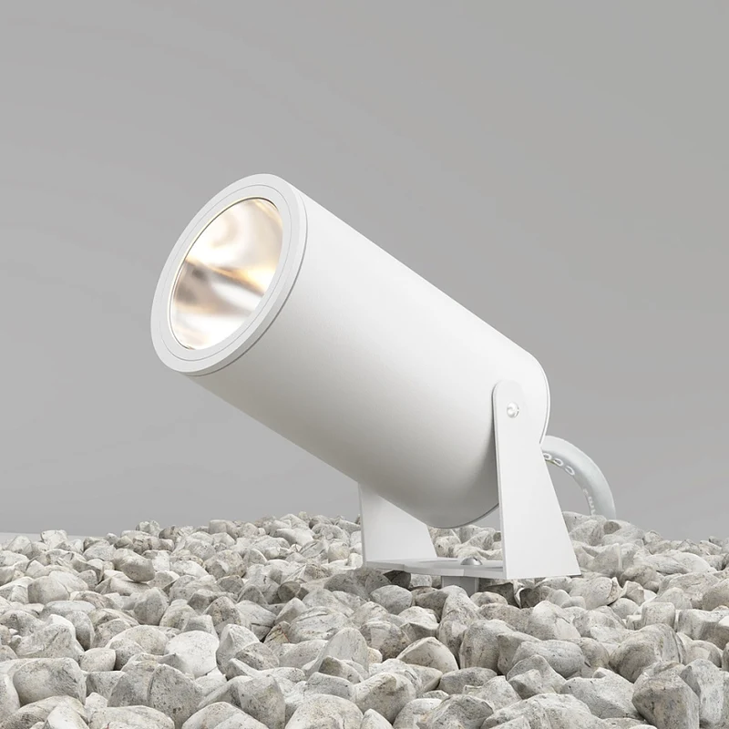 Landschaftsleuchte – Weißes Aluminium, IP65 Schutz, 30 W LED - Bern | Maytoni