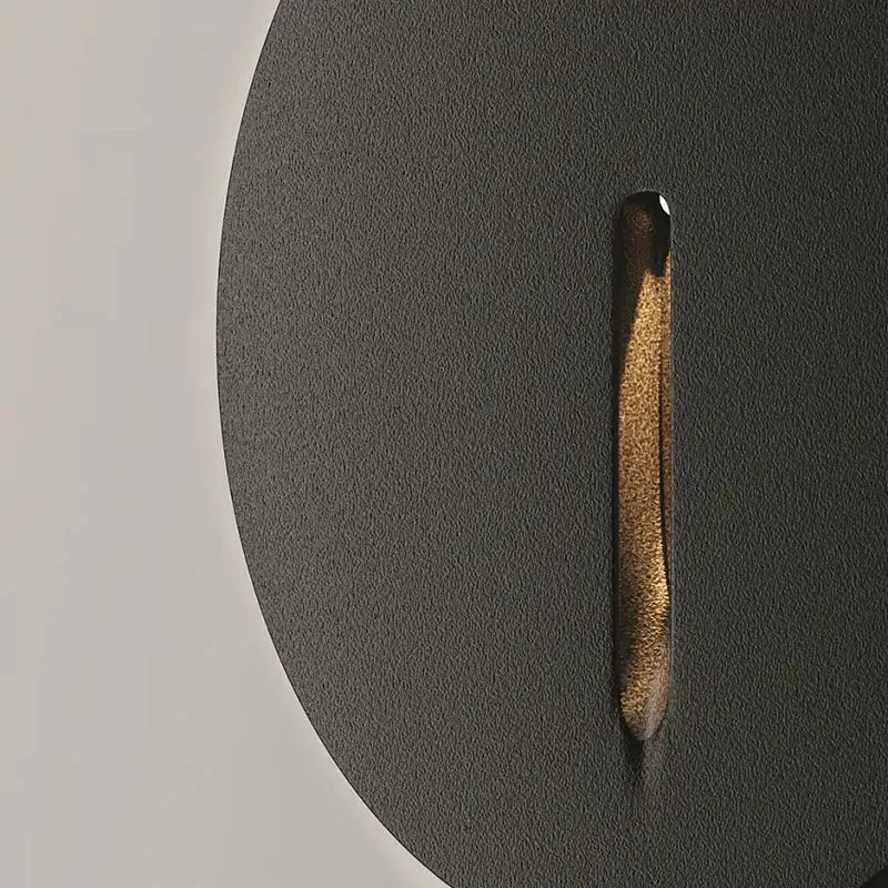 Treppenleuchte – Schwarzes Aluminium, 3 W Leistung, IP54 Schutz, Ø7 cm - Lock | Maytoni