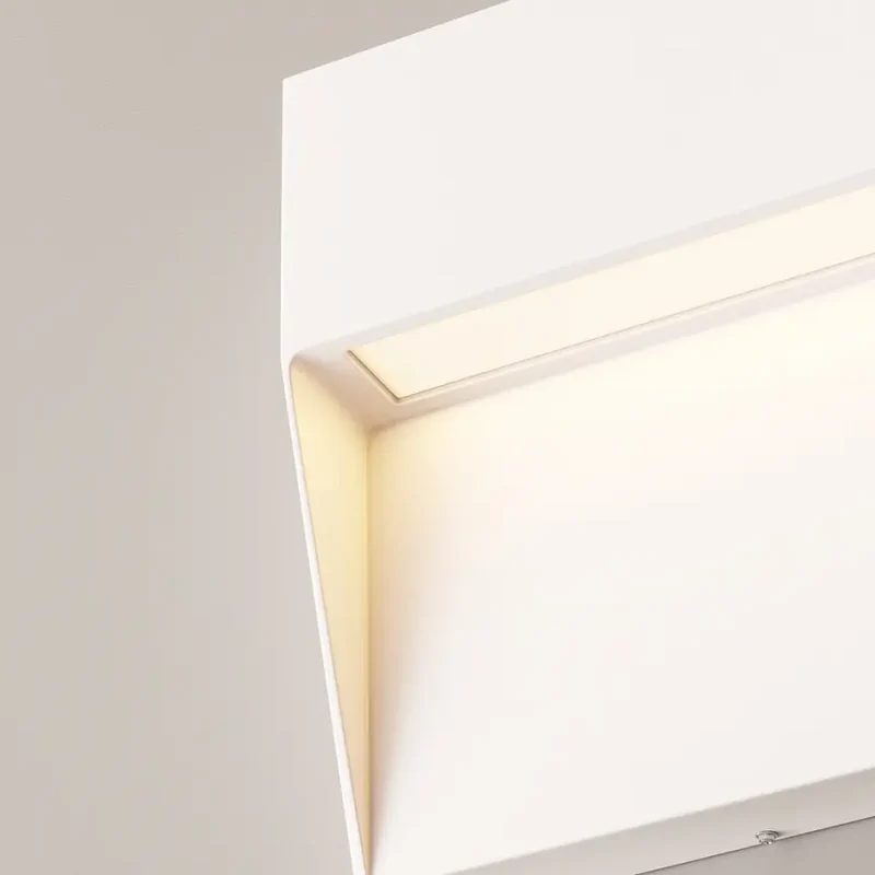 Treppenleuchte – Weißes Aluminium und Kunststoff, 3 W Leistung, Warmweiß, 11 × 11 cm - Mane | Maytoni