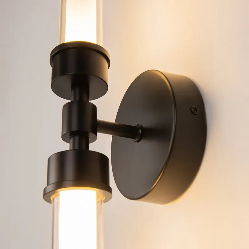Wandleuchte – Schwarzes Finish, Metallgehäuse, 7W Leistung, Warmweiß - Stelo | Maytoni