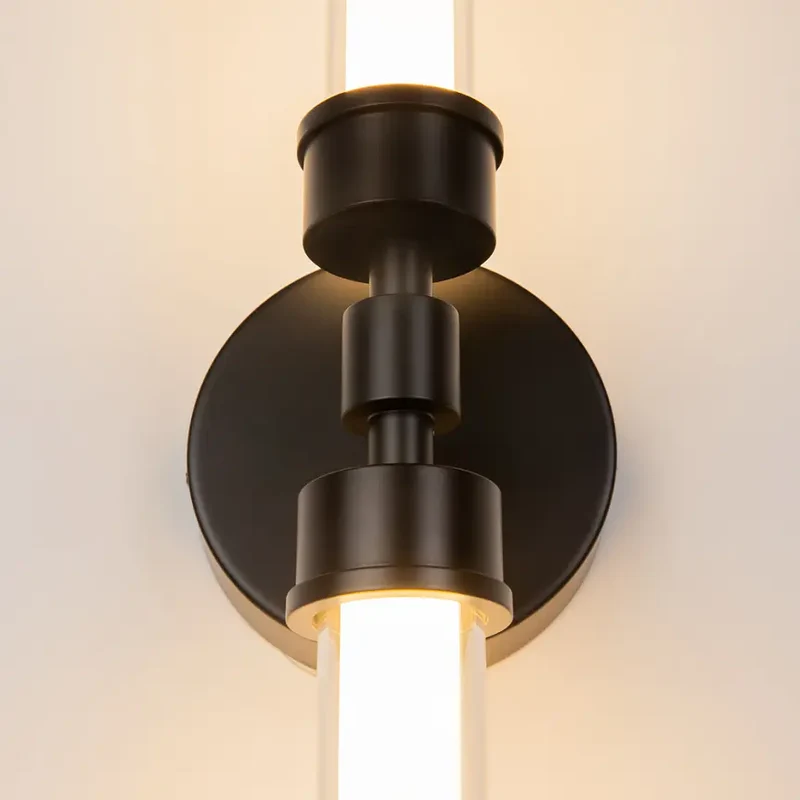 Wandleuchte – Schwarzes Finish, Metallgehäuse, 7W Leistung, Warmweiß - Stelo | Maytoni
