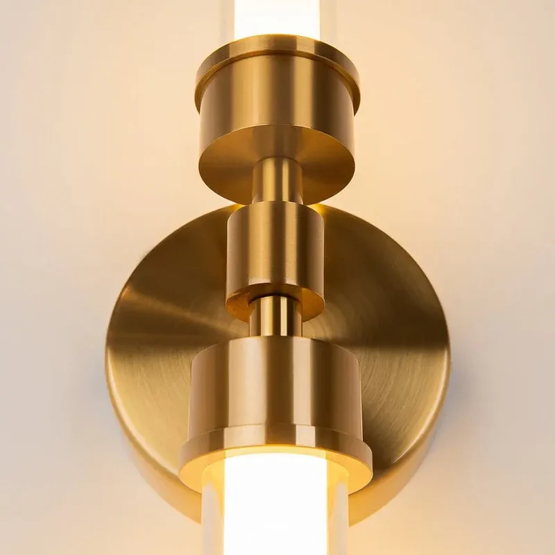 Wandleuchte – Messing Finish, Metallgehäuse, 7W Leistung, Warmweiß - Stelo | Maytoni