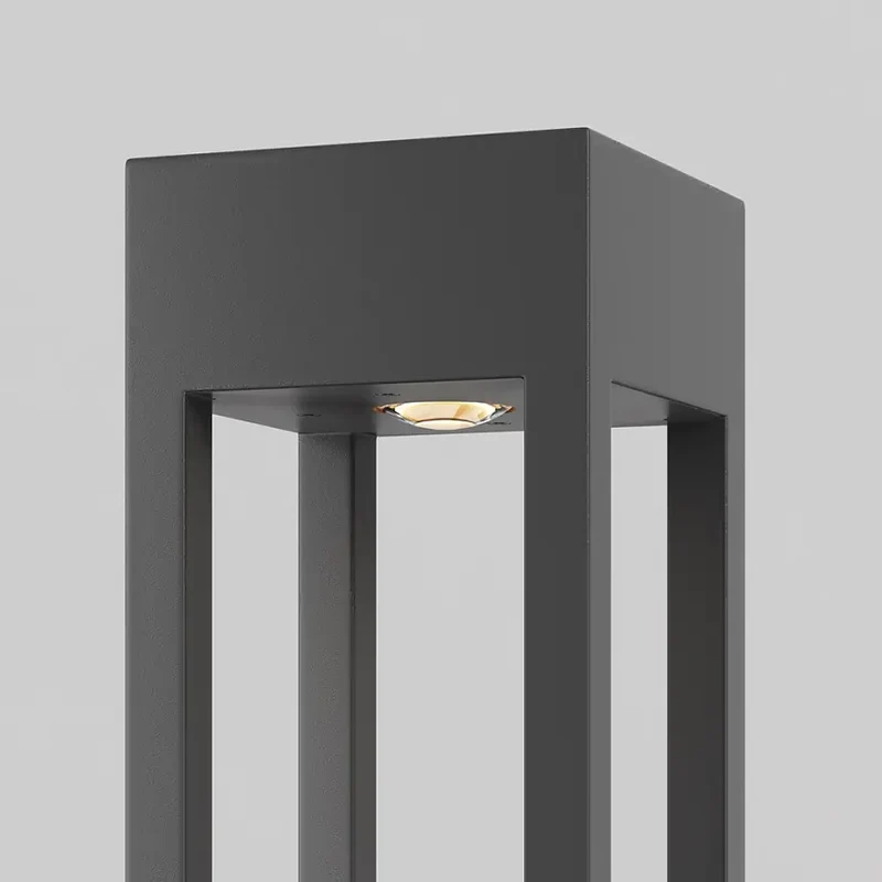 Landschaftsleuchte – Graphitfarbenes Aluminium, IP65 Schutz, Höhe 100 cm - Elbe | Maytoni