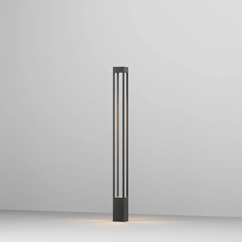 Landschaftsleuchte – Graphitfarbenes Aluminium, IP65 Schutz, Höhe 150 cm - Elbe | Maytoni