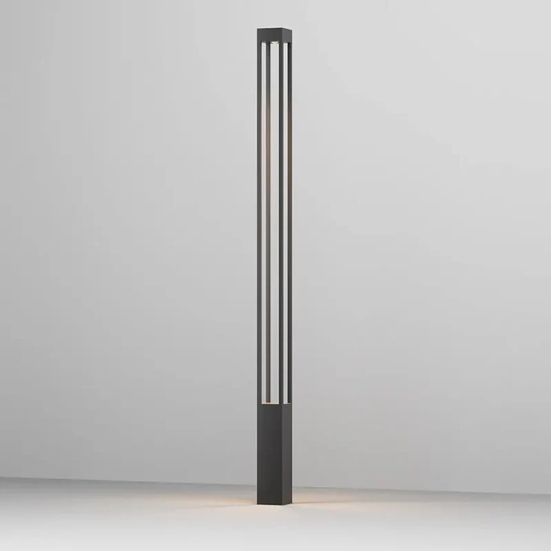 Landschaftsleuchte – Graphitfarbenes Aluminium, IP65 Schutz, Höhe 200 cm - Elbe | Maytoni