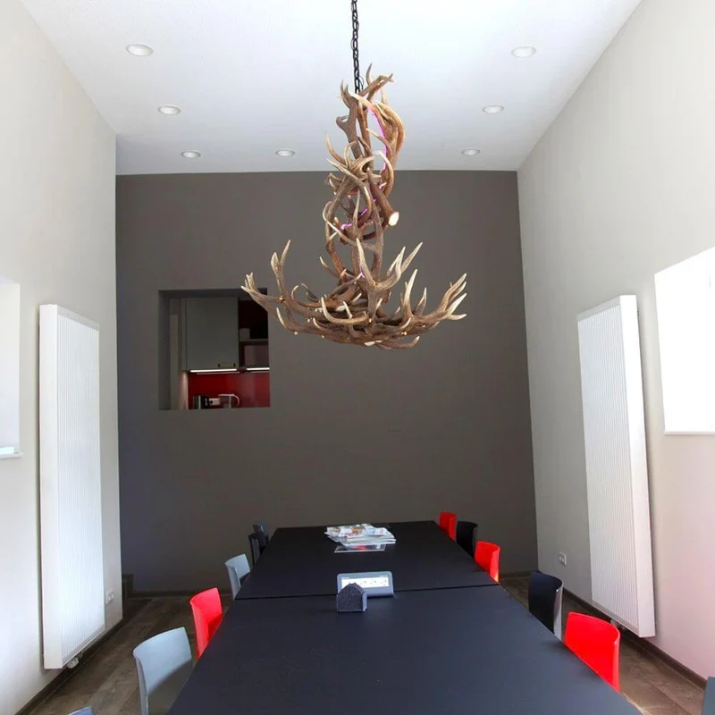 XXL Geweih LED Kronleuchter Ø 140cm