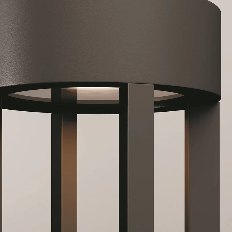 Wandleuchte – Graphitfarbenes Aluminium, 450 lm, IP65 Schutz, 20 cm Höhe - Vint | Maytoni