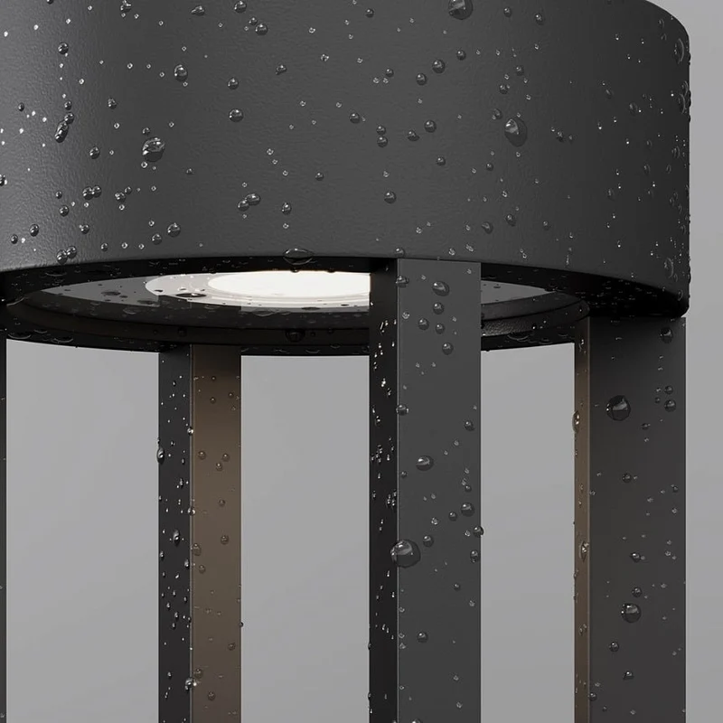 Wandleuchte – Graphitfarbenes Aluminium, 450 lm, IP65 Schutz, 20 cm Höhe - Vint | Maytoni