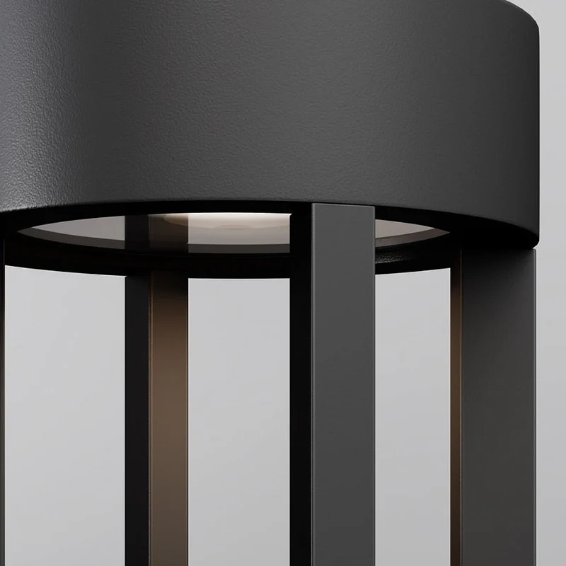 Wandleuchte – Graphitfarbenes Aluminium, 450 lm, IP65 Schutz, 20 cm Höhe - Vint | Maytoni
