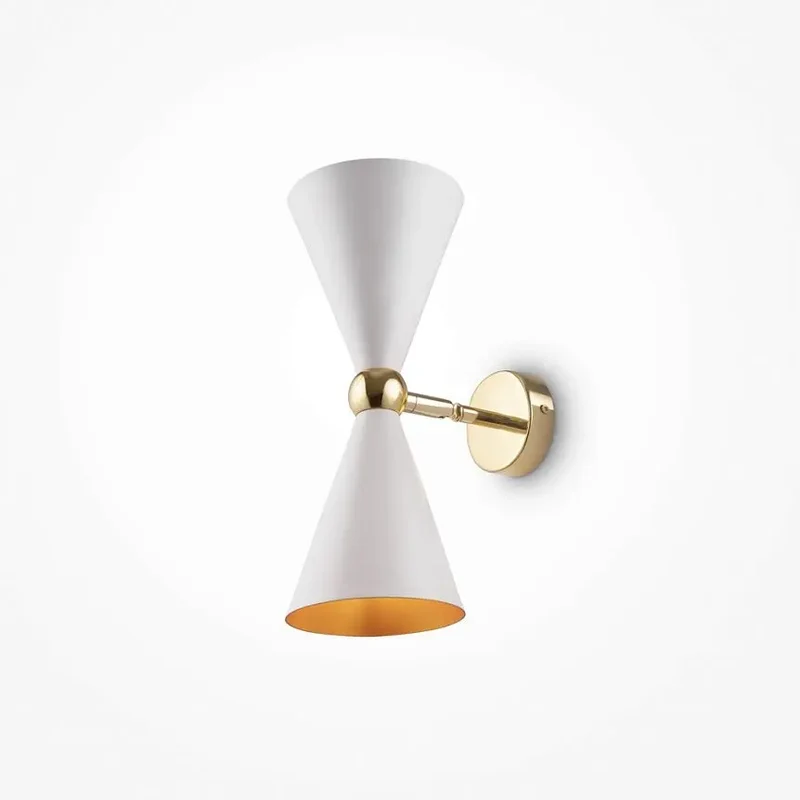 Wandleuchte – Weiß-Gold, Metall Gehäuse, 2× E14 Fassung - Vesper | Maytoni