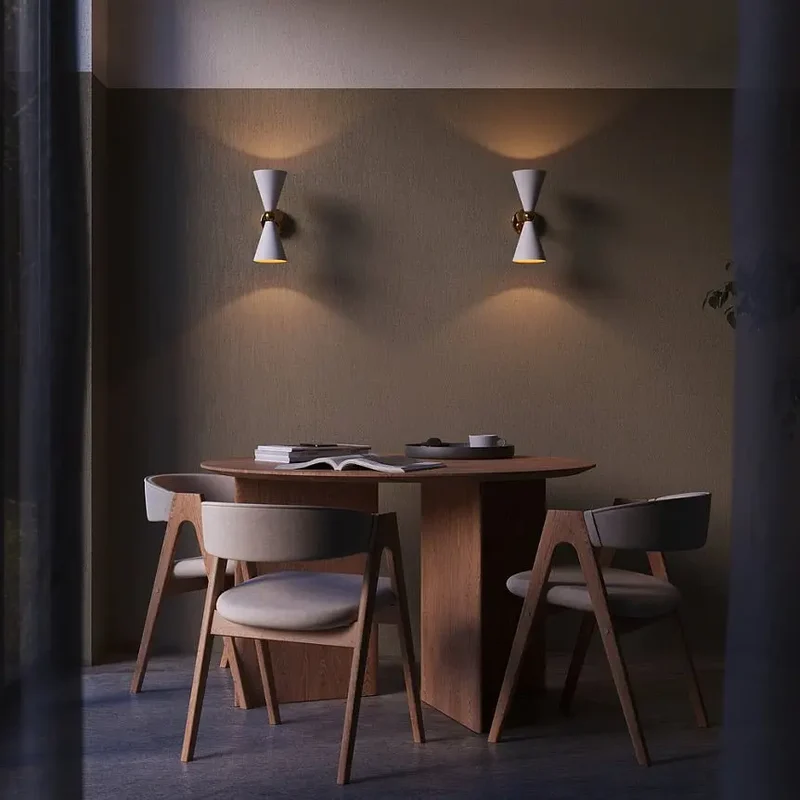 Wandleuchte – Weiß-Gold, Metall Gehäuse, 2× E14 Fassung - Vesper | Maytoni