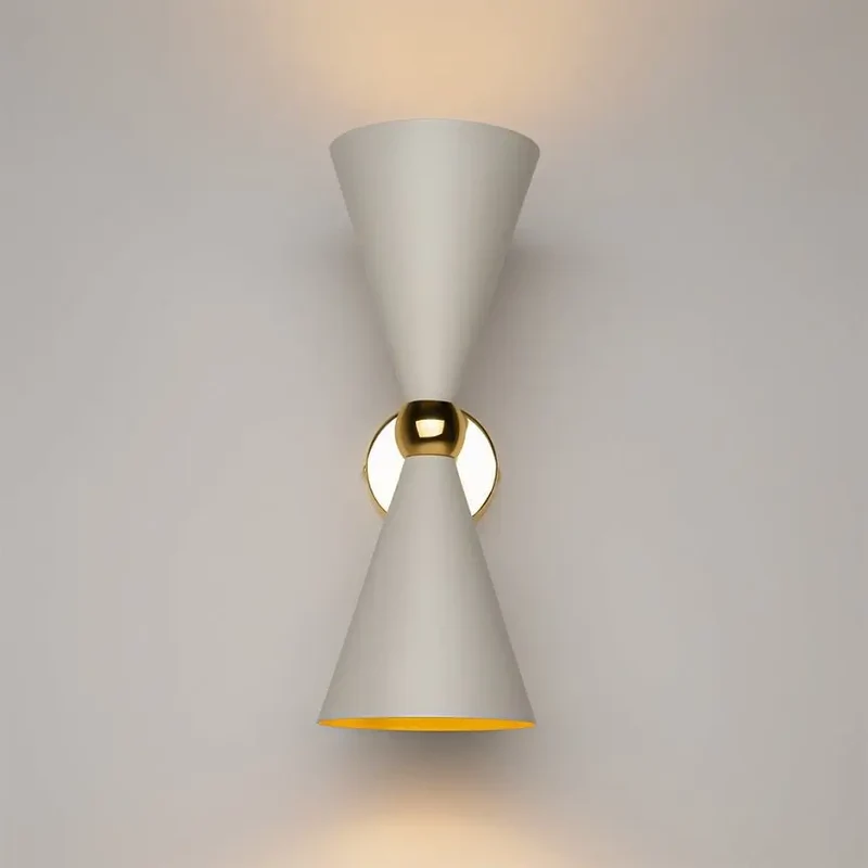 Wandleuchte – Weiß-Gold, Metall Gehäuse, 2× E14 Fassung - Vesper | Maytoni