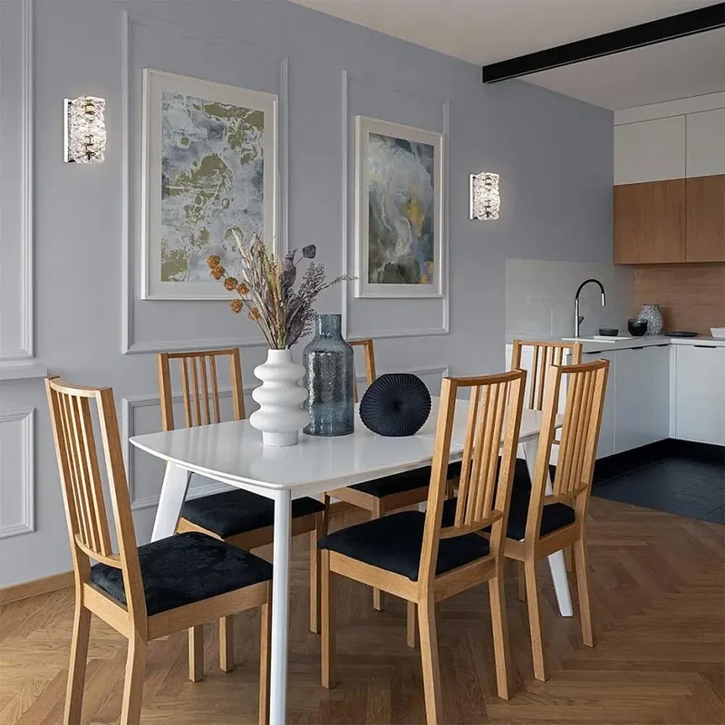 Wandleuchte – Chrom Oberfläche, Edelstahl Struktur, Warmweiß Licht - Coil | Maytoni